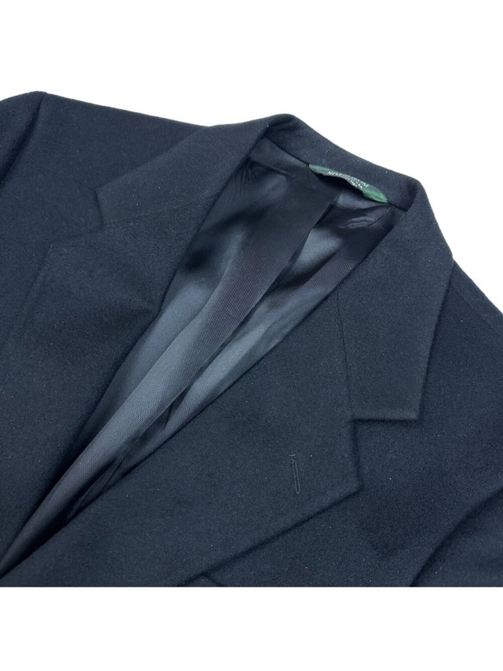 Nordstrom X Broadmoor & Pike Cashmere Men's 2-Button Blazer Jacket Black • 43R